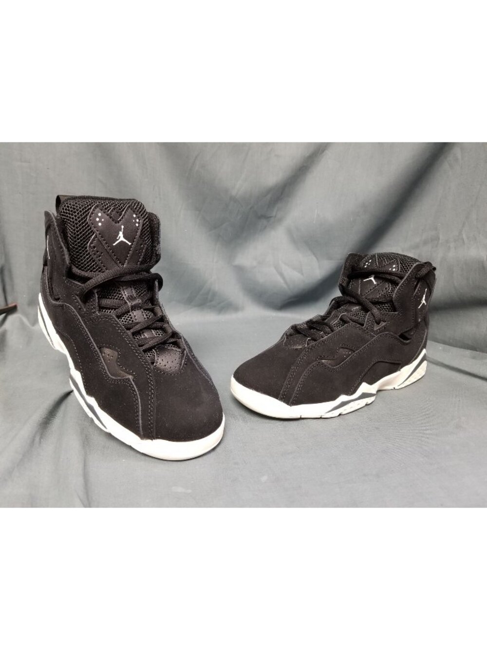 Jordan True Flight (PS) Black Anthracite Phantom 343796 050 Size 1Y NEW NO BOX!